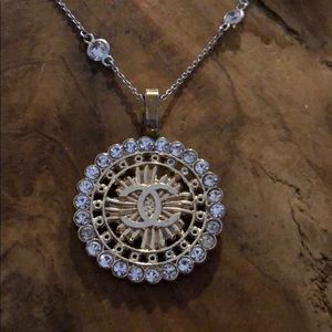 Vintage Chanel button necklace